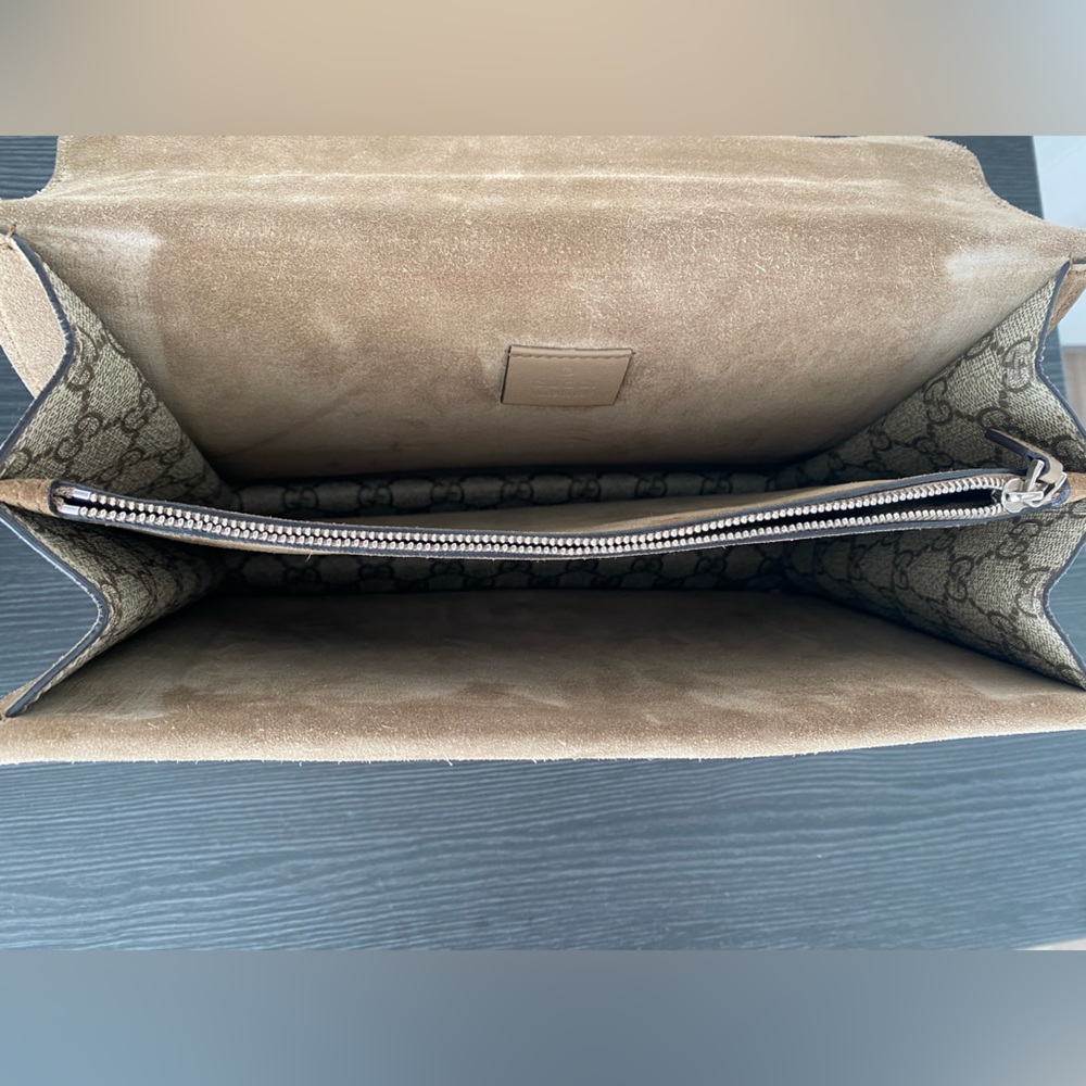 Authentic Gucci Dionysus medium GG shoulder bag beige - Picture 9 of 12